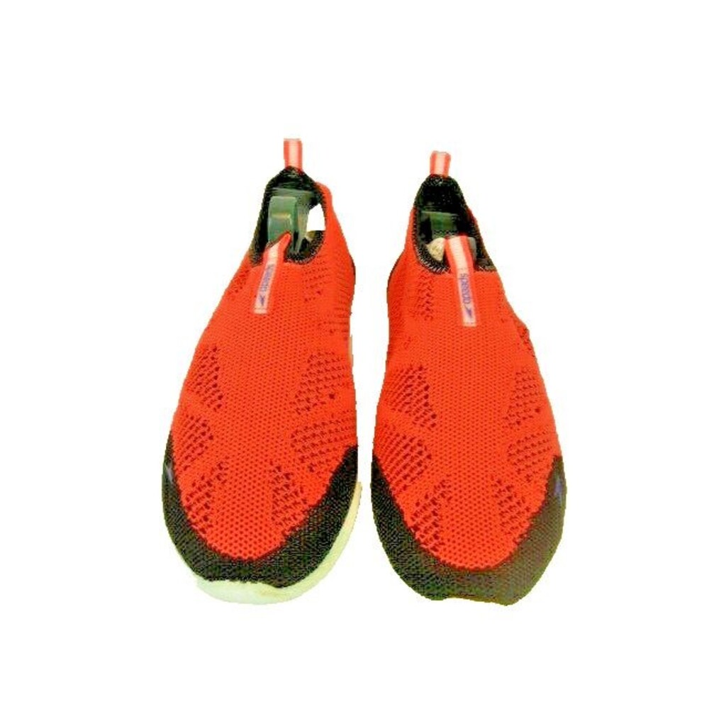 Speedo Kids Surf Knit Orange Water Shoes Trail Running  sz 4 #7749106-817